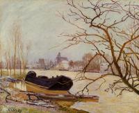 Sisley, Alfred - The Loing at High Water